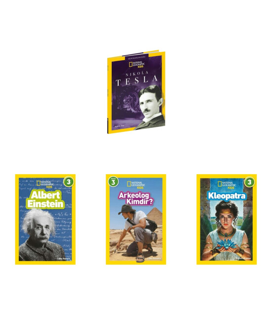 National Geographic Kids Kültür Kitapları Seti (4 Kitap)