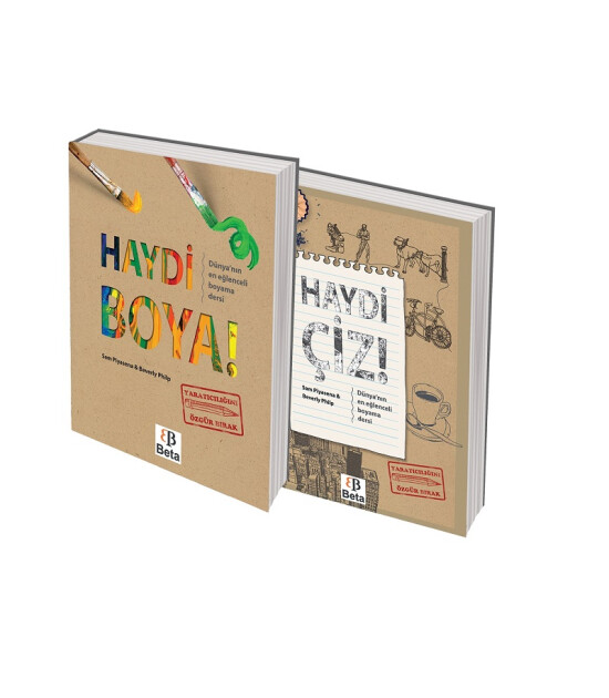Beta Kids Haydi Boya-Çiz Seti (2 Kitap)