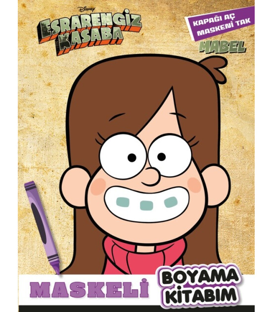 Beta Ki̇ds Disney Esrarengiz Kasaba Maskeli Boyama MABEL