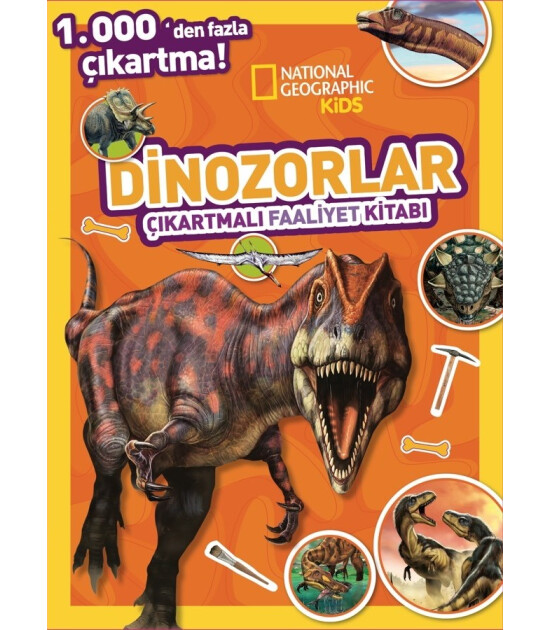 National Geographic Kids Faaliyet Kitabı // Dinozorlar Çıkartmalı 