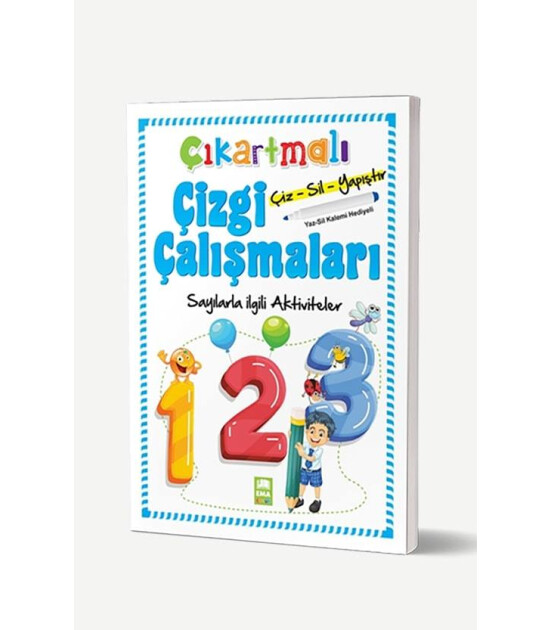 Çıkartmalı Çizgi Çalışmaları-Sayılarla ilgili Aktiviteler