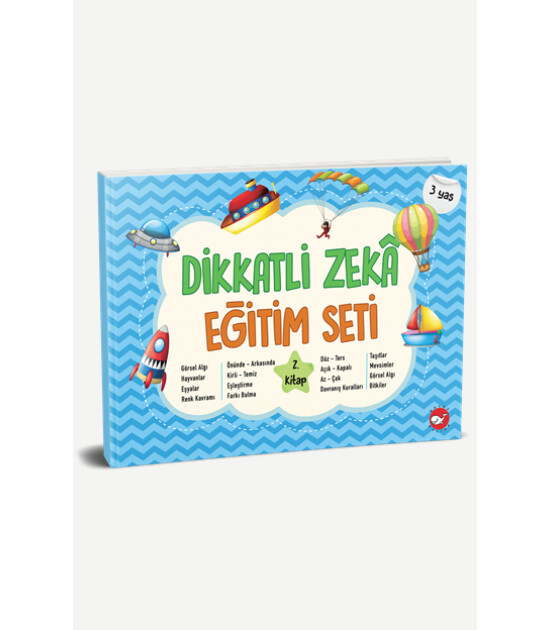 Dikkatli Zeka Eğitim 2. Kitap - 3 Yaş