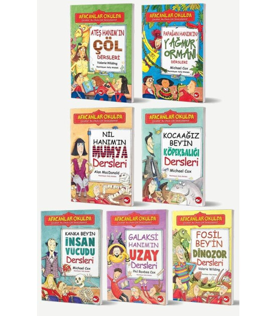 Beyaz Balina Yayınları Afacanlar Okulda 7 Kitap Set