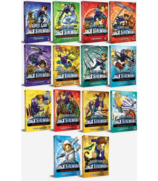 Beyaz Balina Yayınları Süper Ajan Jack Stalwart 14 Kitap Set