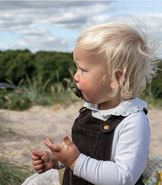 Bibs De Lux Kau&ccedil;uk Emzik // Meadow - Size 2 (6 - 18 Ay)