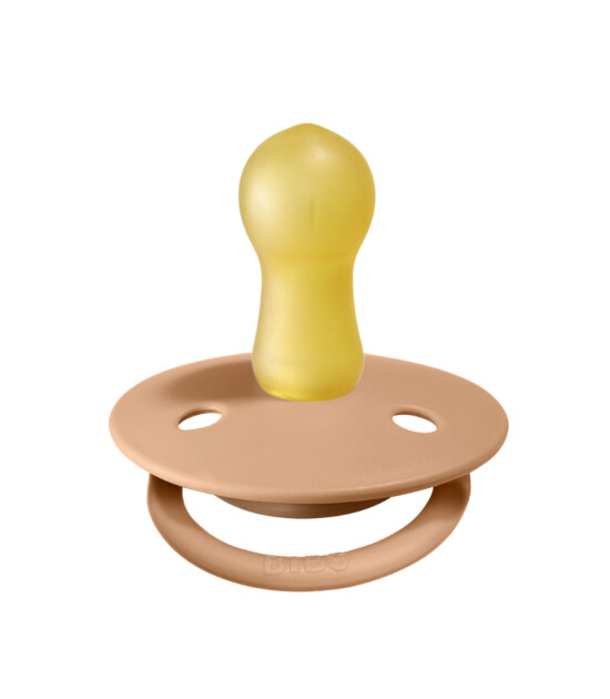 Bibs De Lux Kauçuk Emzik // Peach - Size 2 (6 - 18 Ay)