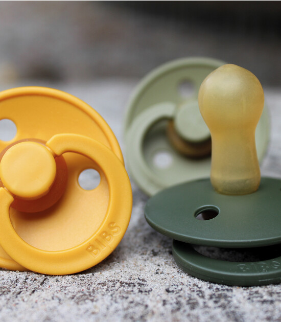 Bibs Colour Kau&ccedil;uk Emzik // Ivory - Size 2 (6 - 18 Ay)