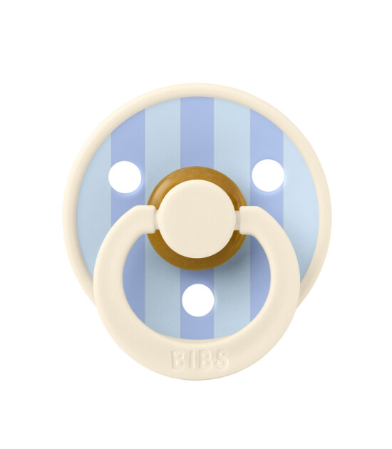 Bibs Studio Kau&ccedil;uk Emzik // Block - Ivory / Dusty Blue