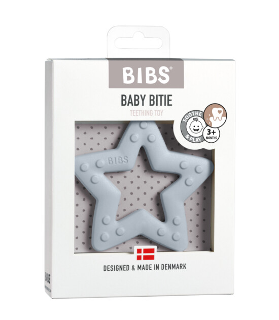 Bibs Baby Bitie Star Diş Kaşıyıcı // Baby Blue