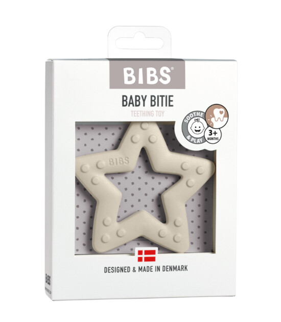 Bibs Baby Bitie Star Diş Kaşıyıcı // Ivory