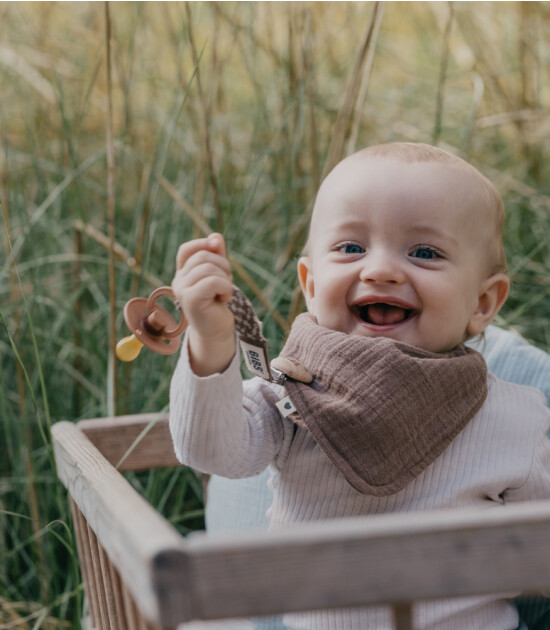 Bibs Müslin Bebek Yaka Bandana // Dark Oak