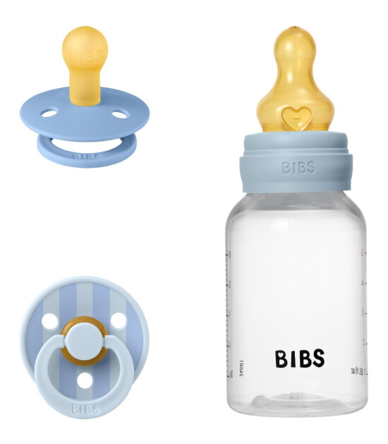 Bibs Studio Colour Emzik Hediye Seti // Baby Blue