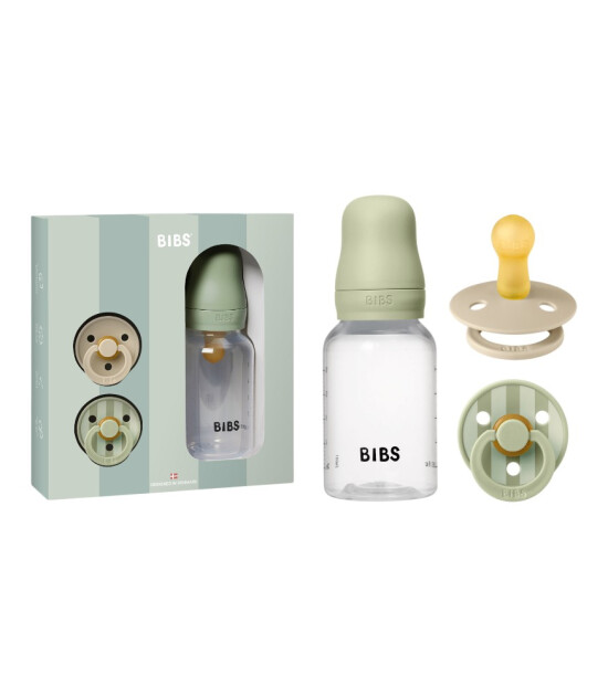 Bibs Studio Colour Emzik Hediye Set // Sage