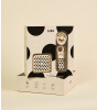 Bibs Studio Colour Emzik Hediye Seti // Polka Dots - Ivory / Black