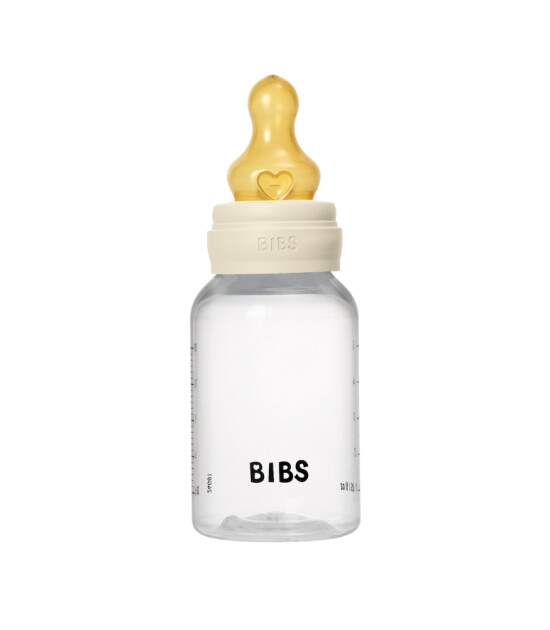 Bibs Baby PP Biberon Set (Kauçuk Uç) (150 ml) // Ivory