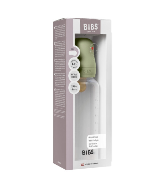 Bibs Baby PP Biberon Set (Kauçuk Uç) (270 ml) // Sage