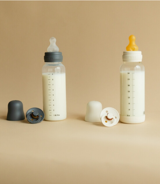 Bibs Baby PP Biberon Set (Silikon Uç) (270 ml) // Baby Blue