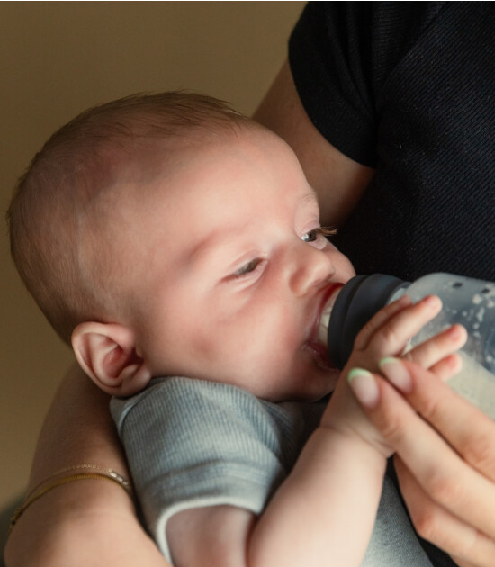 Bibs Baby PP Biberon Set (Silikon Uç) (150 ml) // Sage