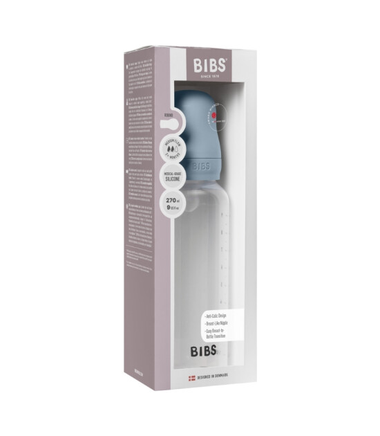 Bibs Baby PP Biberon Set (Silikon Uç) (270 ml) // Baby Blue