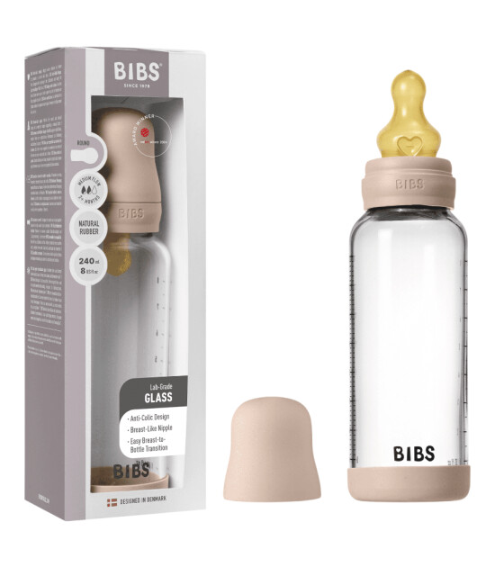 Bibs Baby Cam Biberon Set (240 ml) // Blush