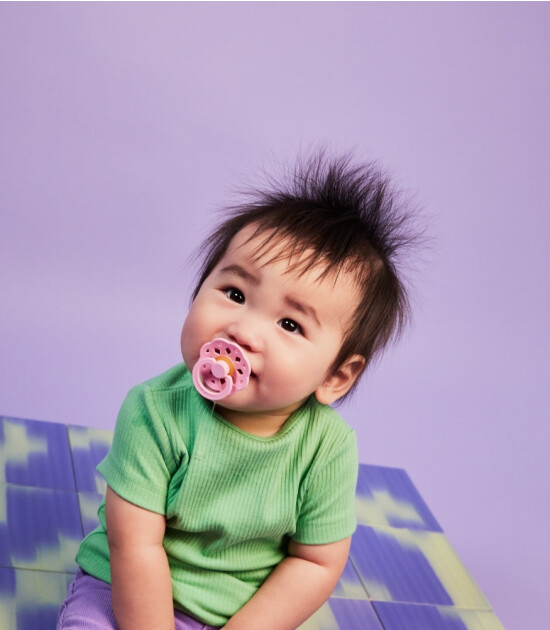 Bibs Boheme Kau&ccedil;uk Emzik // Baby Pink