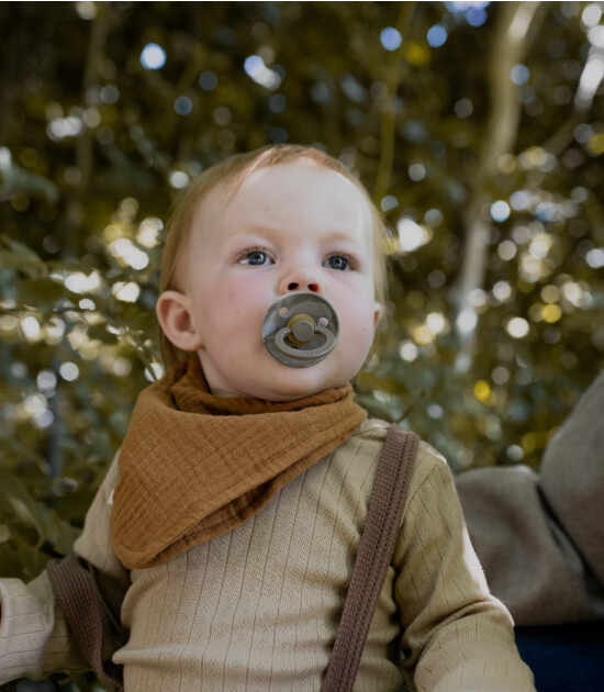 Bibs Müslin Bebek Yaka Bandana // Cornflower