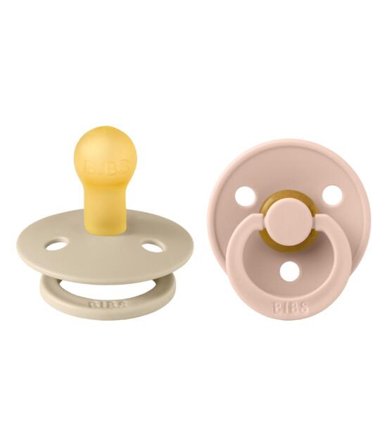 Bibs Colour Kauçuk Emzik Seti // Vanilla & Blush