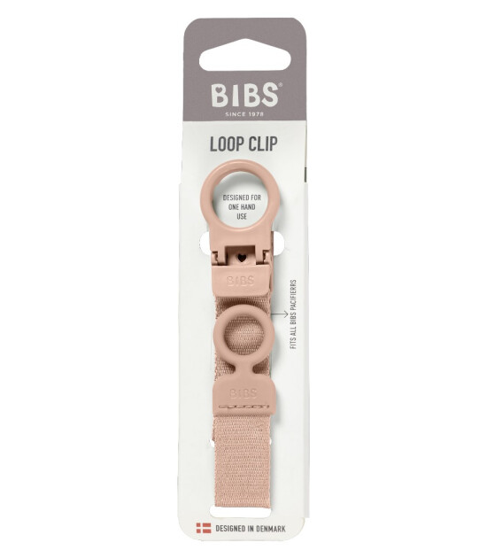 Bibs Loop Clip Emzik Askısı // Blush