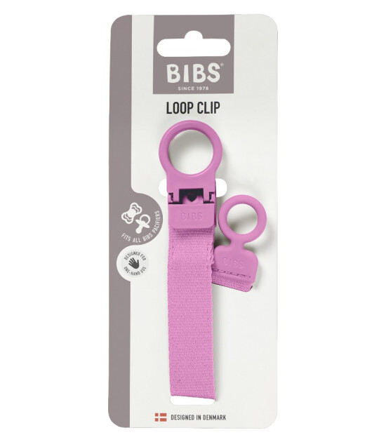 Bibs Loop Clip Emzik Askısı // Bubblegum