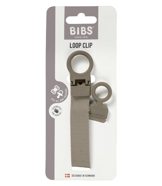 Bibs Loop Clip Emzik Askısı // Dark Oak