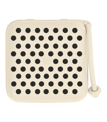 Bibs Emzik Kutusu // Polka Dots - Ivory / Black