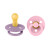 Bibs Colour Kauçuk Emzik 2'li Set // Lavander & Baby Pink