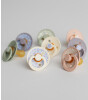 Bibs Studio Kauçuk Emzik // Jasmine Field - Fossil Grey