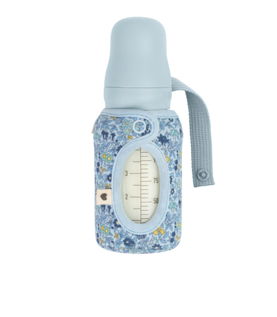 BIBS x Liberty Cam Biberon Kılıfı (Small) // Chamomile Lawn Baby Blue