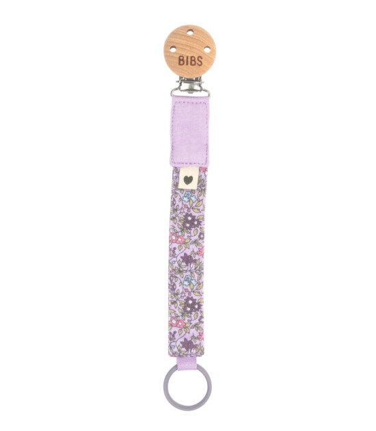 BIBS x Liberty Pacifier Clip Emzik Askısı // Chamomile Lawn Violet Sky