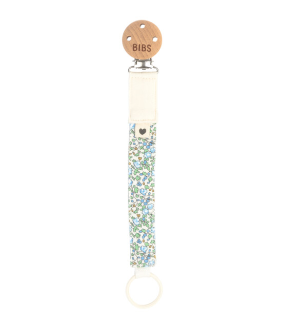 BIBS x Liberty Pacifier Clip Emzik Askısı // Eloise Ivory