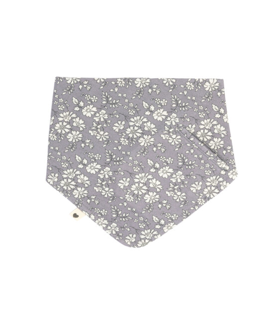 BIBS x Liberty Müslin Bebek Yaka Bandana // Capel Fossil Grey