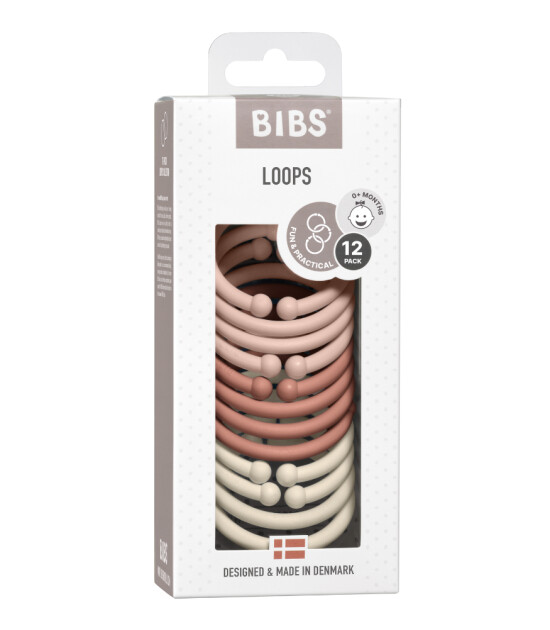Bibs Loops Halka Set (12'li) // Blush-Woodchuck-Ivory