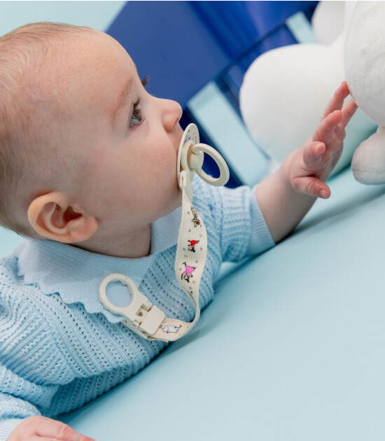 Bibs x Moomin Loop Clip Emzik Askısı // Ivory