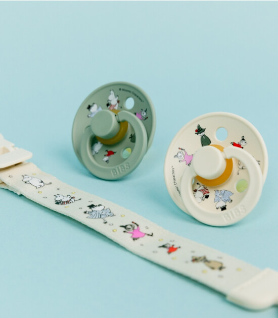 Bibs x Moomin Emzik Hediye Seti // Ivory - Sage