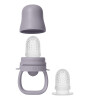 Bibs Baby Silikon Meyve Sebze Filesi // Fossil Grey