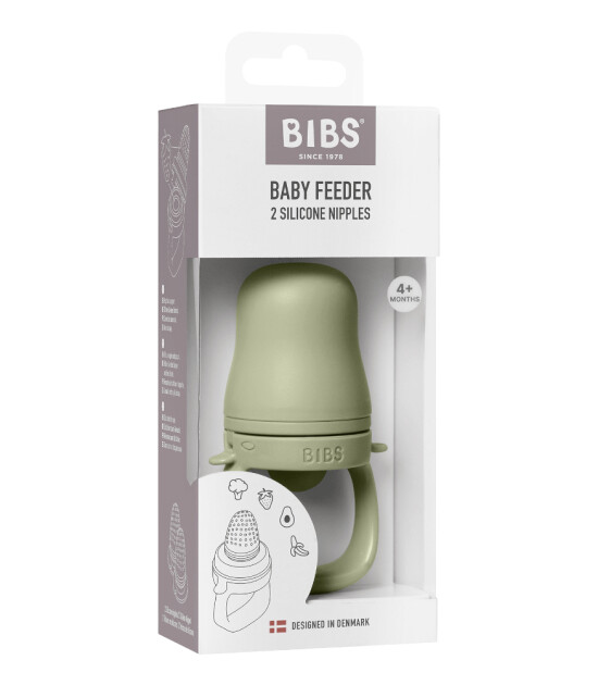 Bibs Baby Silikon Meyve Sebze Filesi // Sage