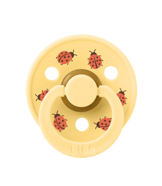 Bibs Studio Kauçuk Emzik // Ladybug Friends - Pale Butter
