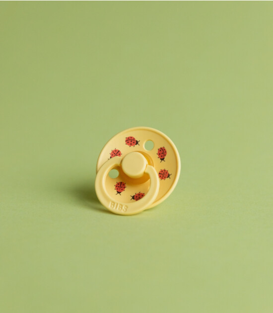 Bibs Studio Kauçuk Emzik // Ladybug Friends - Pale Butter