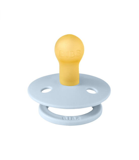 Bibs Studio Kau&ccedil;uk Emzik // Polka Dots - Baby Blue / Steel Blue