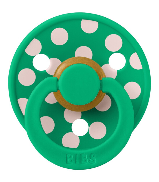 Bibs Studio Kau&ccedil;uk Emzik // Polka Dots - Cactus / Petal