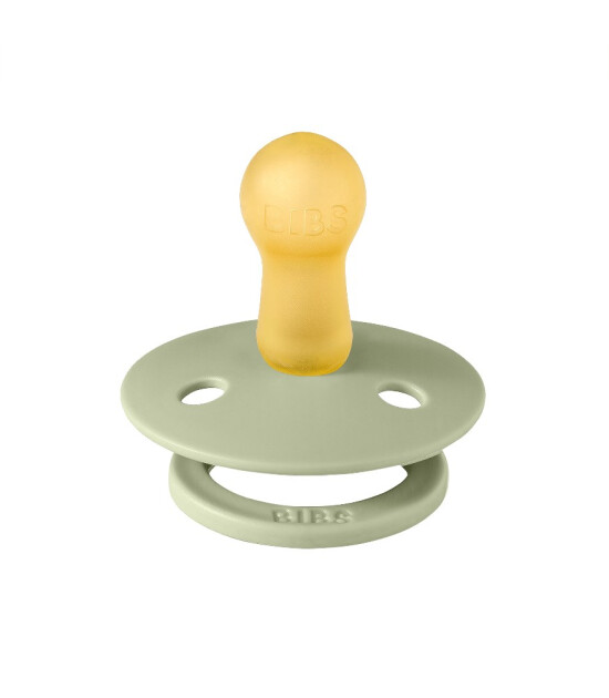 Bibs Studio Kau&ccedil;uk Emzik // Polka Dots - Sage / Iron