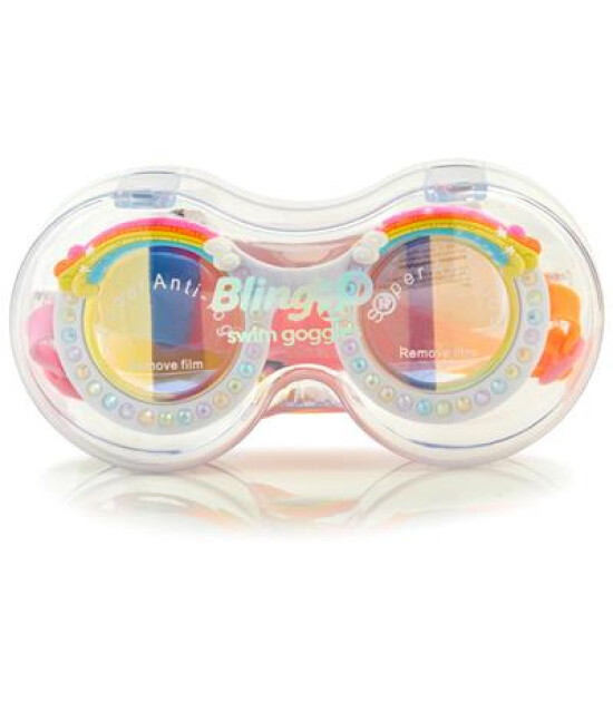 Bling2O Çocuk Havuz Deniz Gözlüğü // Good Vibes Rainbow