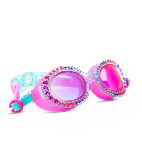 Bling2O Çocuk Havuz Deniz Gözlüğü // Sparkle Bedazzled Blue