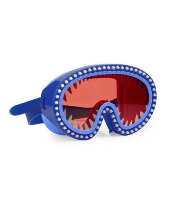 Bling2O Çocuk Havuz Deniz Gözlüğü // Shark Attack Mask - Nibbles Red Lens